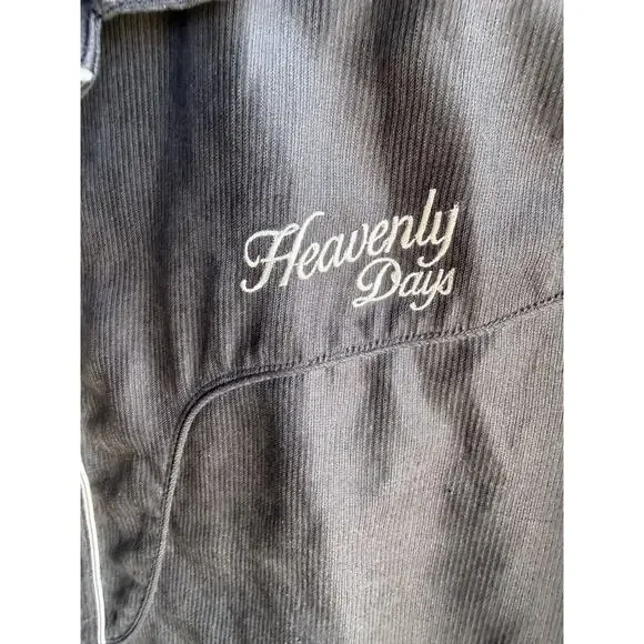 Five CM Heavenly Days Bowling Shirt Men’s Black Rockabilly Retro Embroidered L - Picture 2 of 15